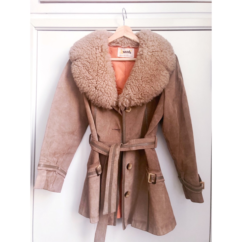 Vintage Suede Pennylane Coat